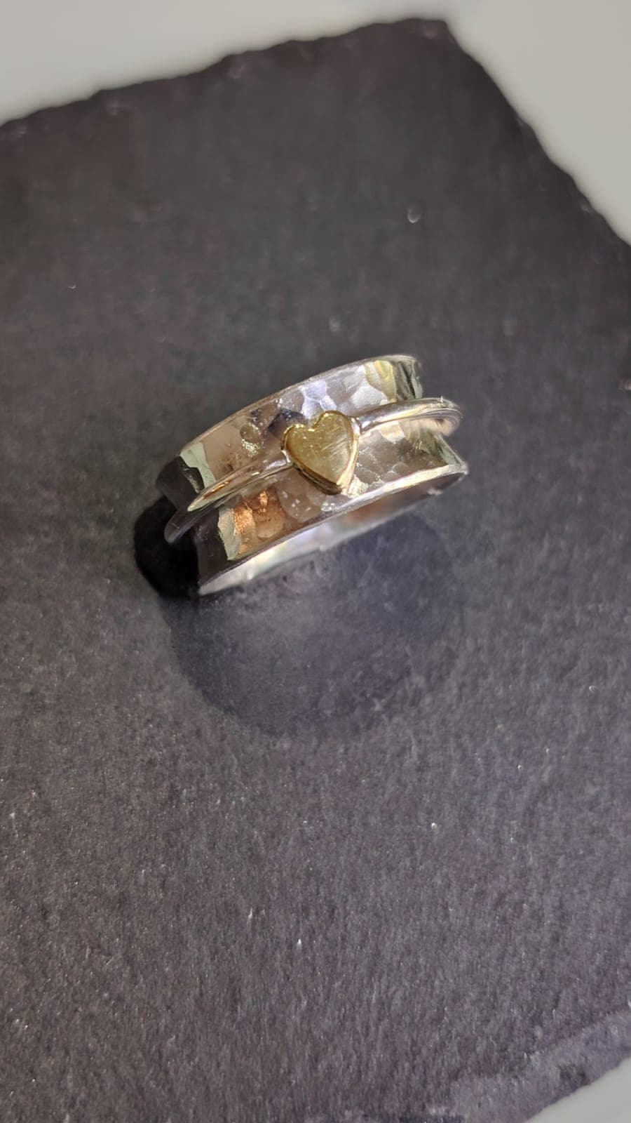 Anillo Corazón Bronce