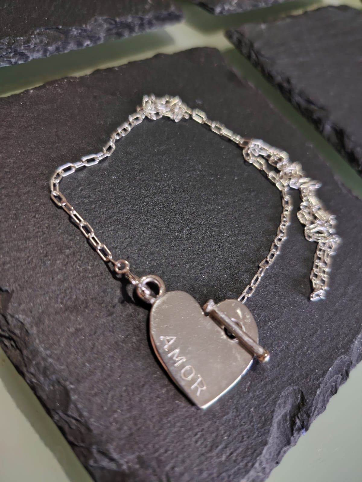 Collar de plata 950 hecho a mano