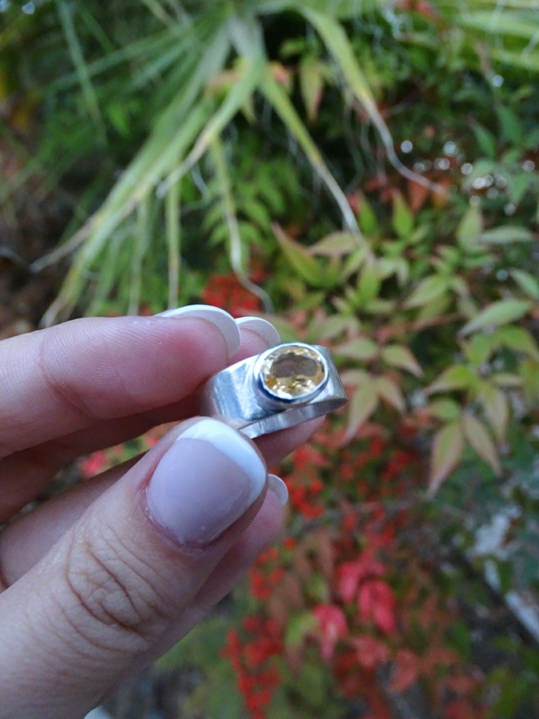 Anillo Citrino Ovalado vista 3