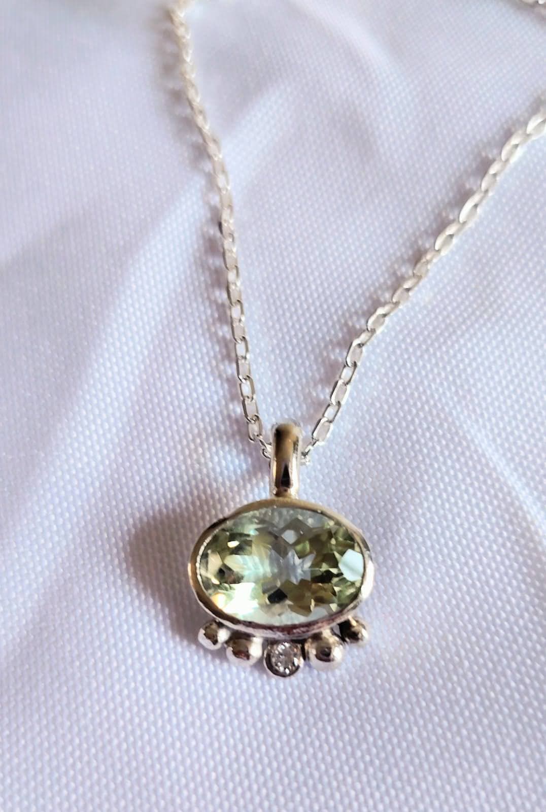 Colgante Amatista Verde