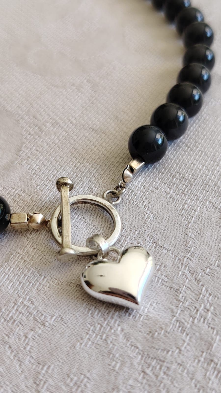 Collar Obsidiana Glam vista 2