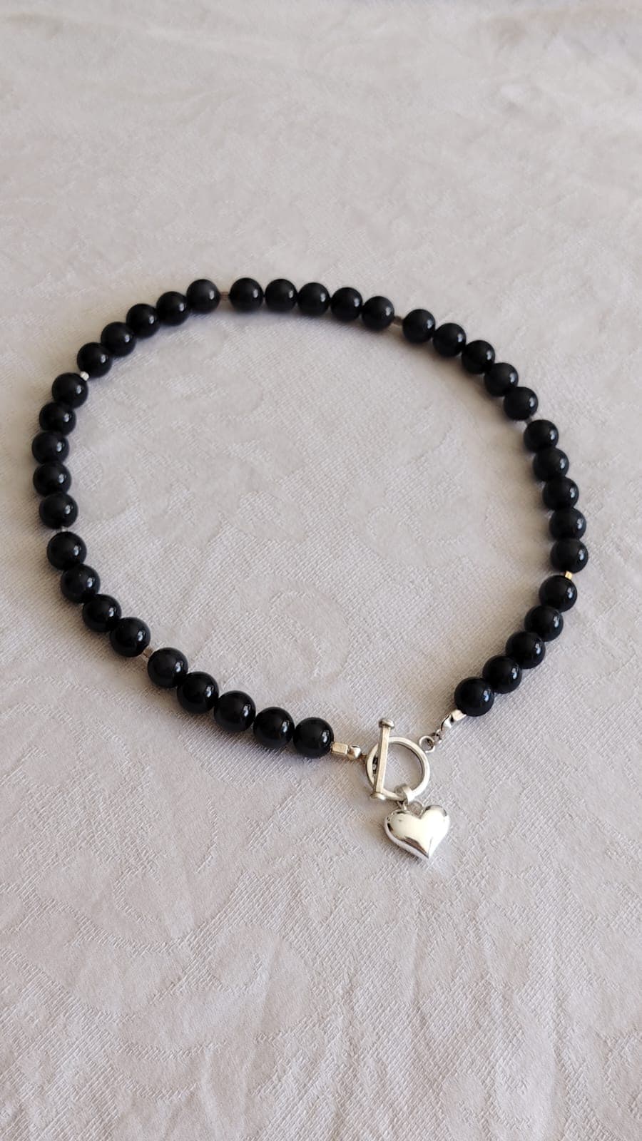 Collar Obsidiana Glam