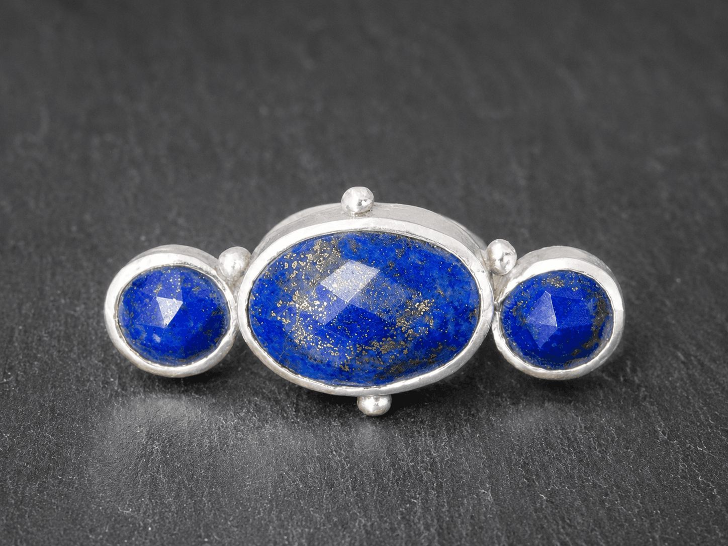 Anillo Azul Profundo vista alternativa